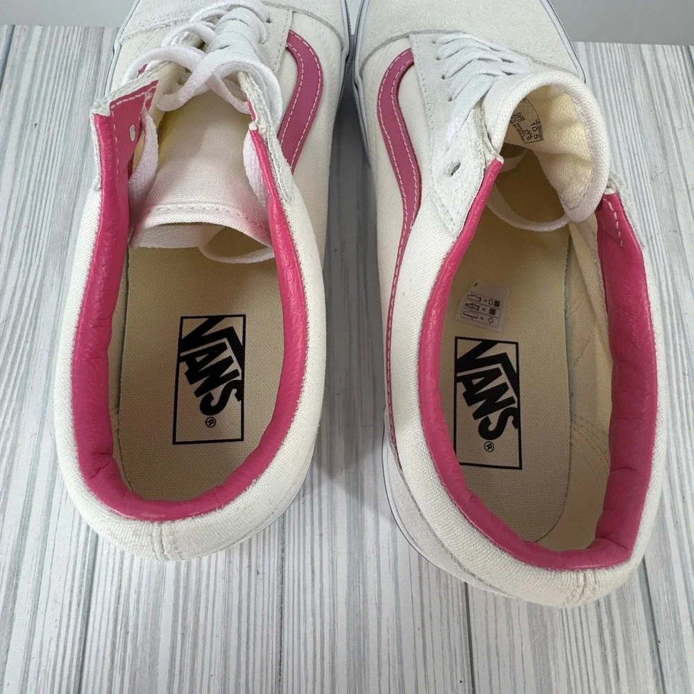 Vans Old Skool Pop Pink Raspberry Rose Suede Canvas Sneakers Mens 12 VN0A38G19M0
